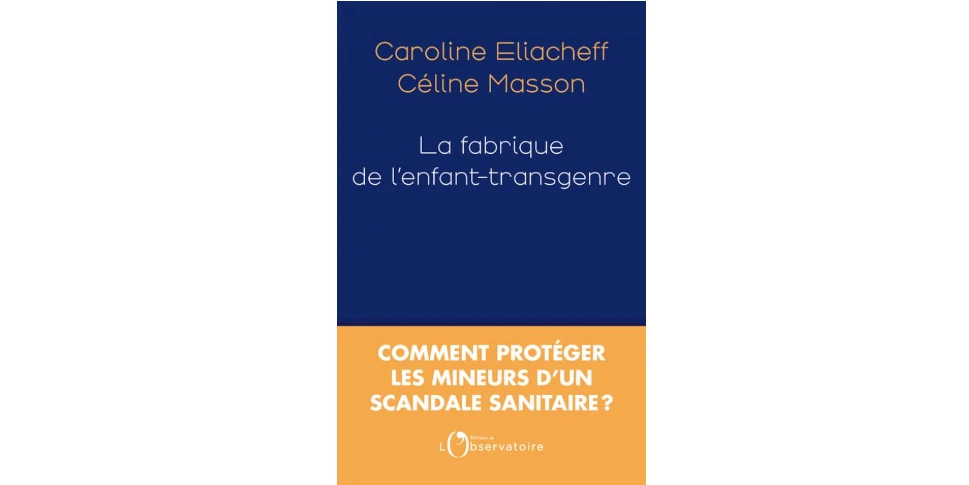 Couverture du livre "La fabrique de l'enfant-transgenre"