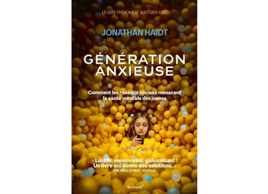 Couverture du livre "Génération anxieuse"